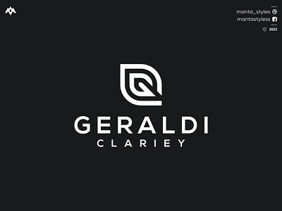 GERALDI CLARIEY app branding cg logo design gc logo icon illustration letter logo minimal ui vector