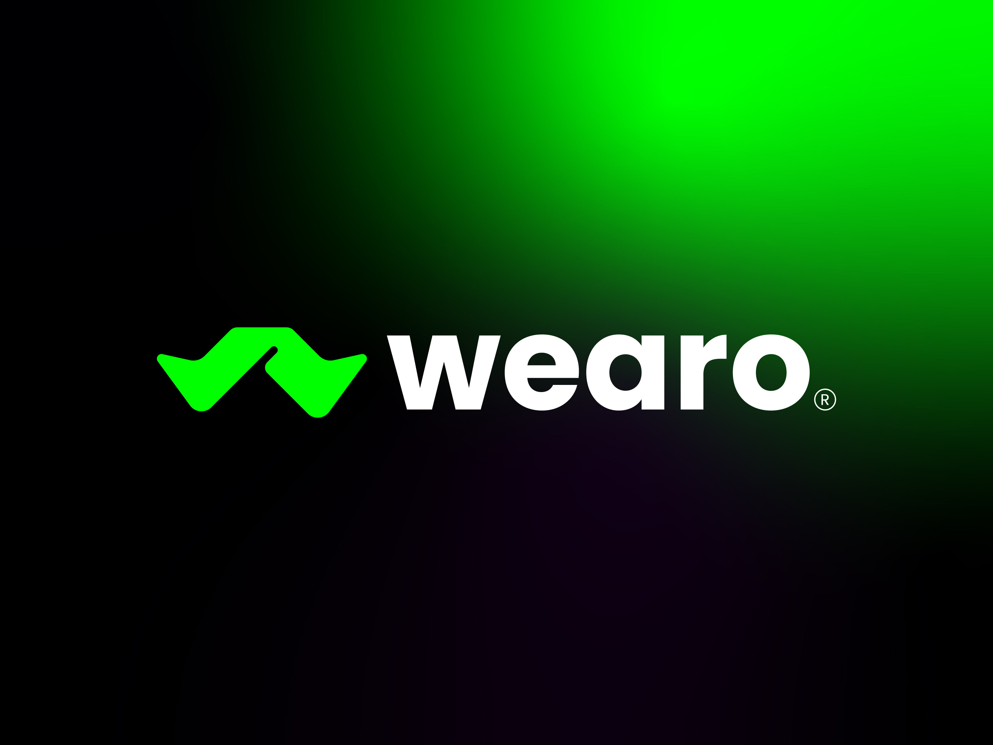 Wearo - Sports logo brand branding branding design check checkmark clothing logo sports sports logo w w logo wear