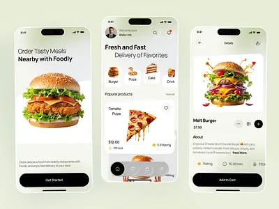 Food App app food food app food delivery food order food ordering food ui foodapp healthy food iosdesign mobileapp restaurant app restaurant finder app