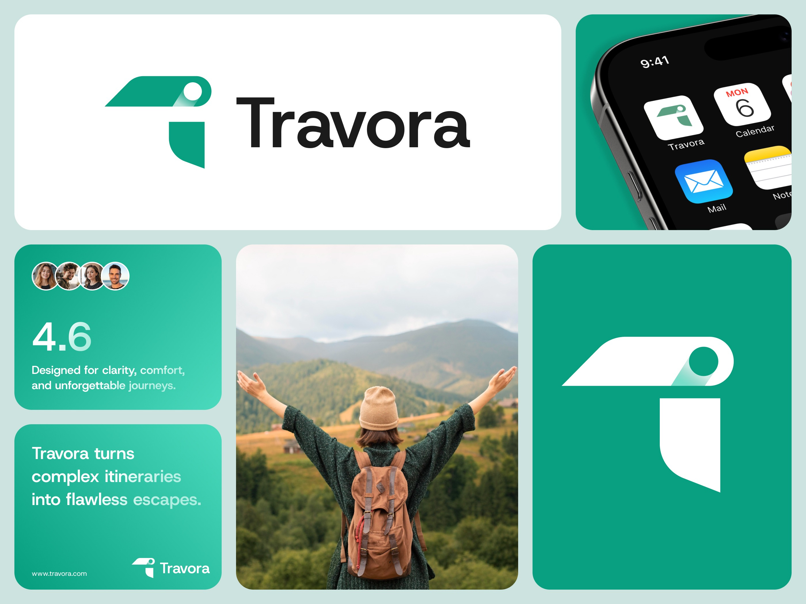 Travora - Travel Agency Logo Design brand identity branding icon identity logo design logotype minimal logo modern modern logo symbol tour logo tourism tourism logo travel travel agency travel agency logo travel logo typography vector visual identity