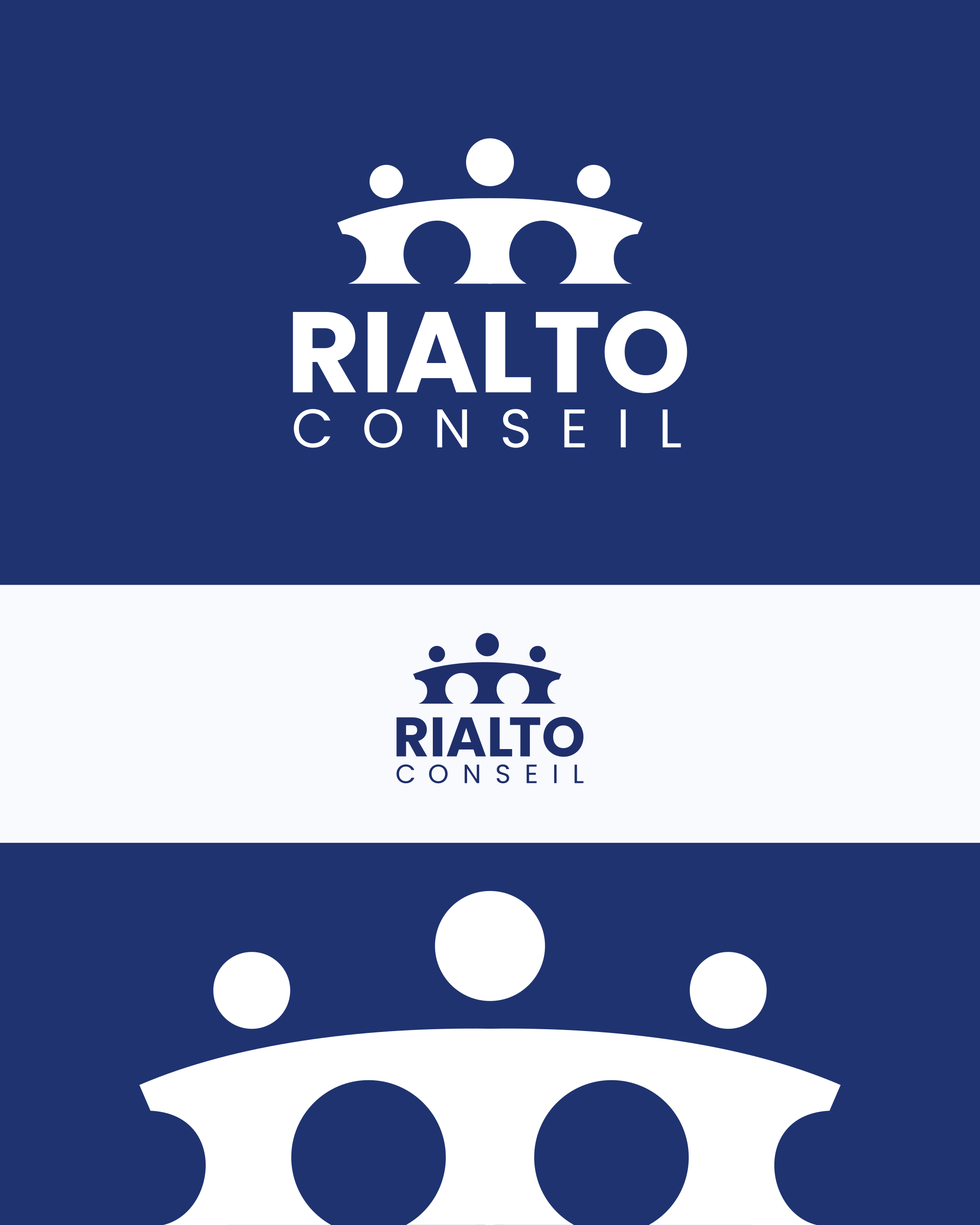 Logo Design for Rialto Conseil brand identity branding commission design freelance work graphic design graphic designer logo logo design logo design branding logo designer redesign vector