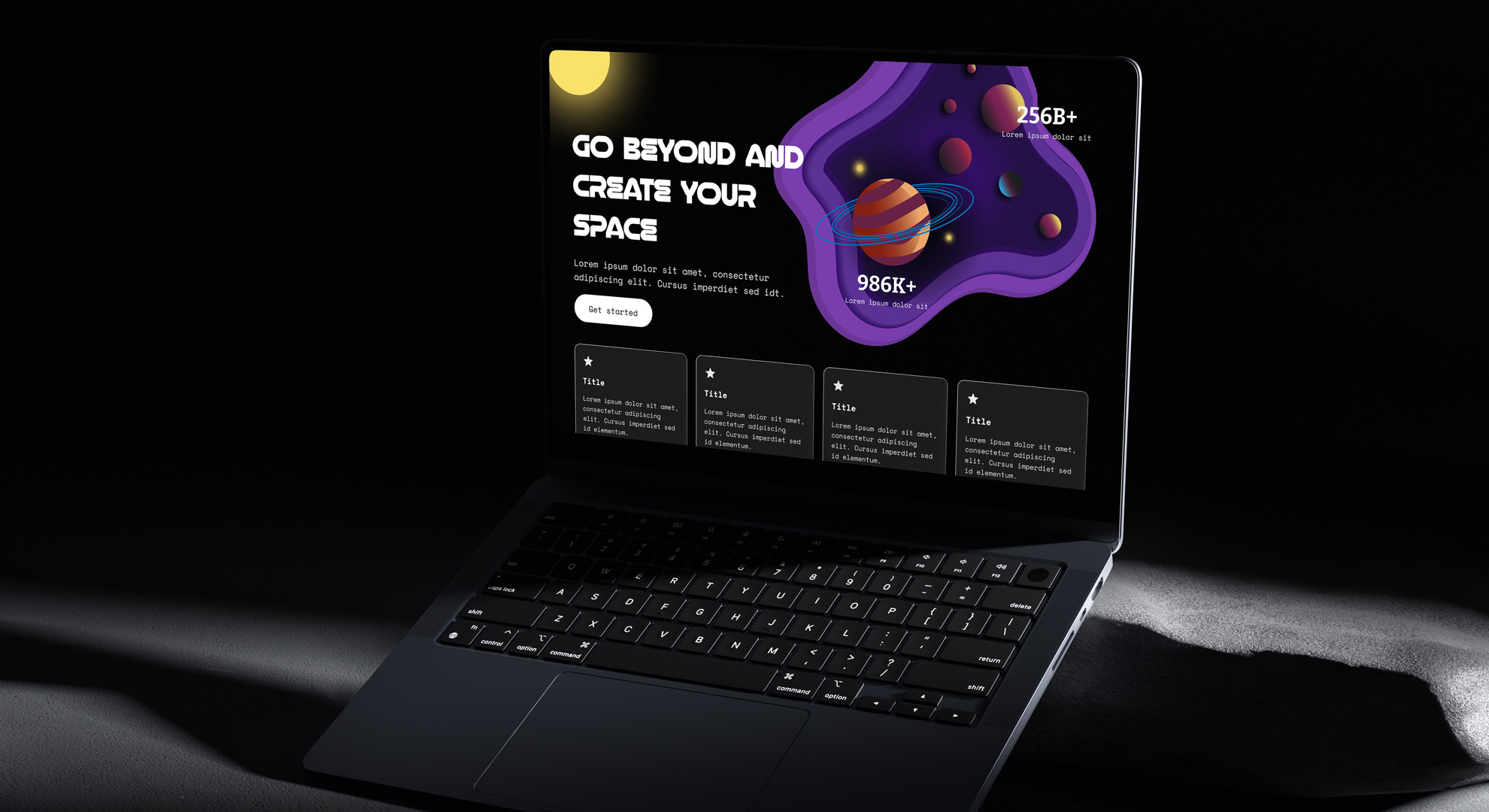 Futuristic Web3 Website Design | NFT & Metaverse Landing Page