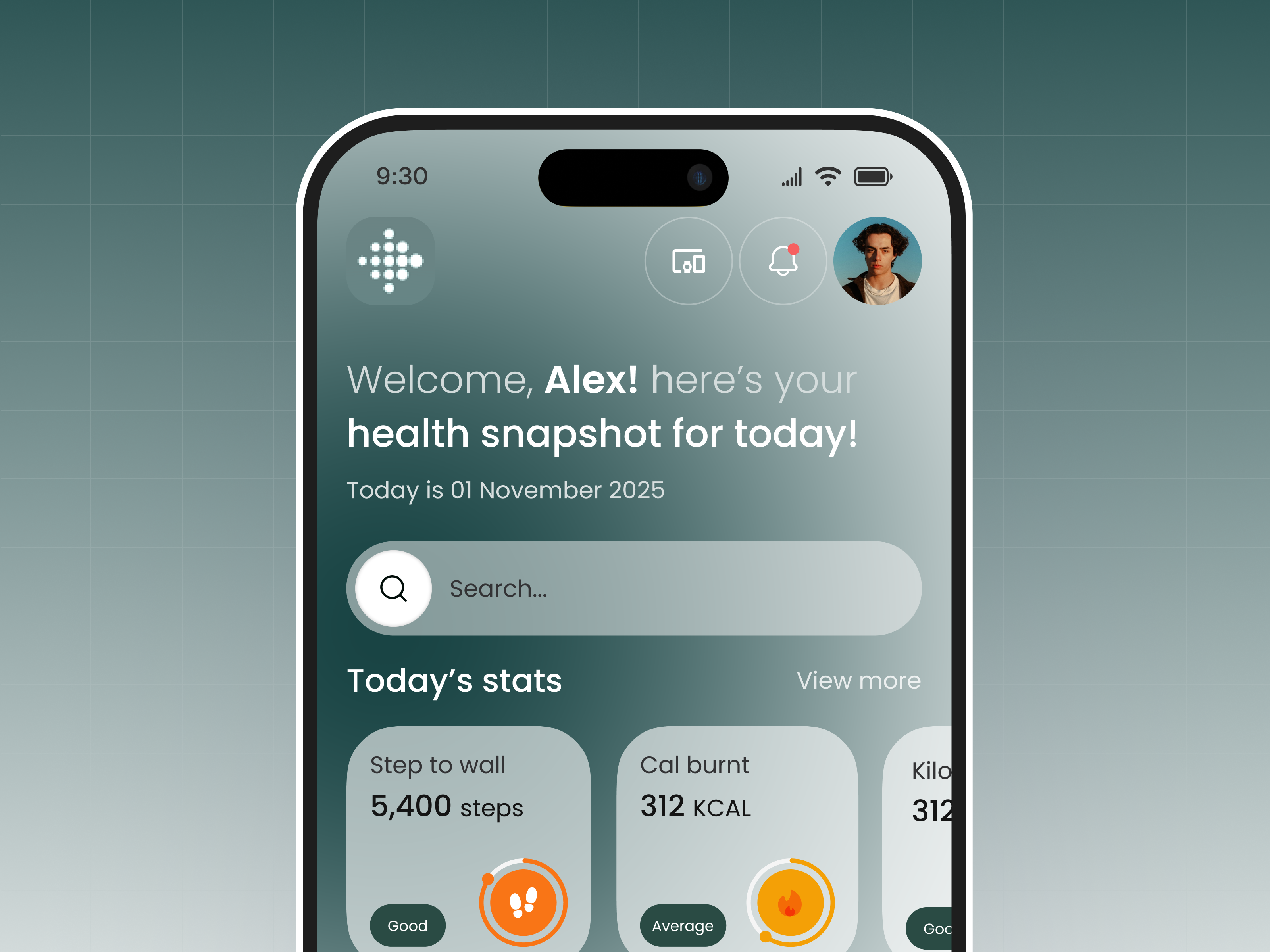 AI Health & Fitness App UI | Smart Workout & Wellness Tracker ai ai app ai design aifitness app app design calorietracker fitness ui fitnessapp health app healthtracking mobile app nutrition app smart health app startup tracking app ui design wellness app