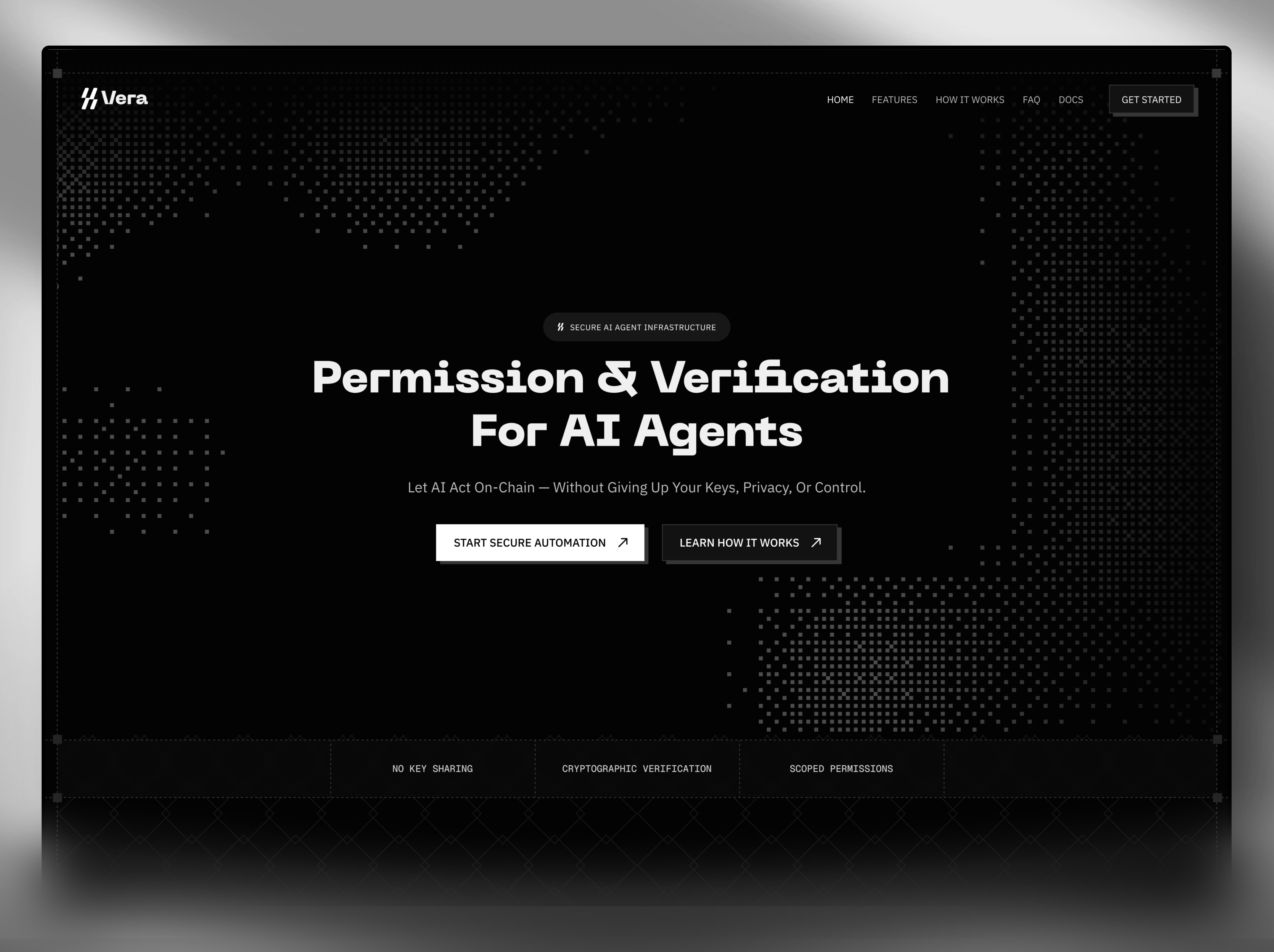 AI Security SaaS Platform – Website UI Design ai security ai security saas platform ai technology ascii design clean cryptocurrency cybersecurity landing page saas saas landing page ui design web design website