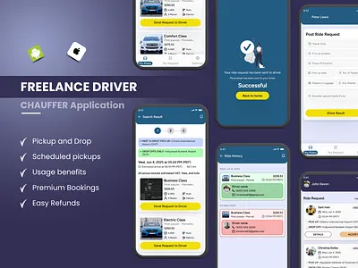 Freelance Driver – Flexible earnings with on-demand driving jobs app app developmentt cab app cab booking app cab booking app development cab management app commercial app driver app fleet app freelance driver app mobile app mobile application passanger app