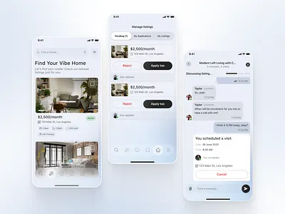 Real Estate Mobile App home ui ux property designer property mobile app property search interface property ui real estate app real estate marketplace mobile real estate mobile app real estate search mobile real estate search ui real estate ui real estate ui ux real estate ux rent app rent mobile rent user experience rent user interface rentals logo