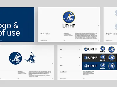 Brand Identity - UPIHF marketing logo social media branding social media logo sport brandbook sport branding sport design sport graphic design sport logo sport ui sport uiux sport ux sport visual identity sports branding sports graphic design sports logo sports visula identity