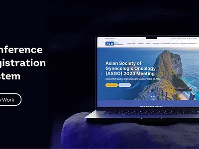 Conference Registration System cenference app conference web platform study case ui ux web design website