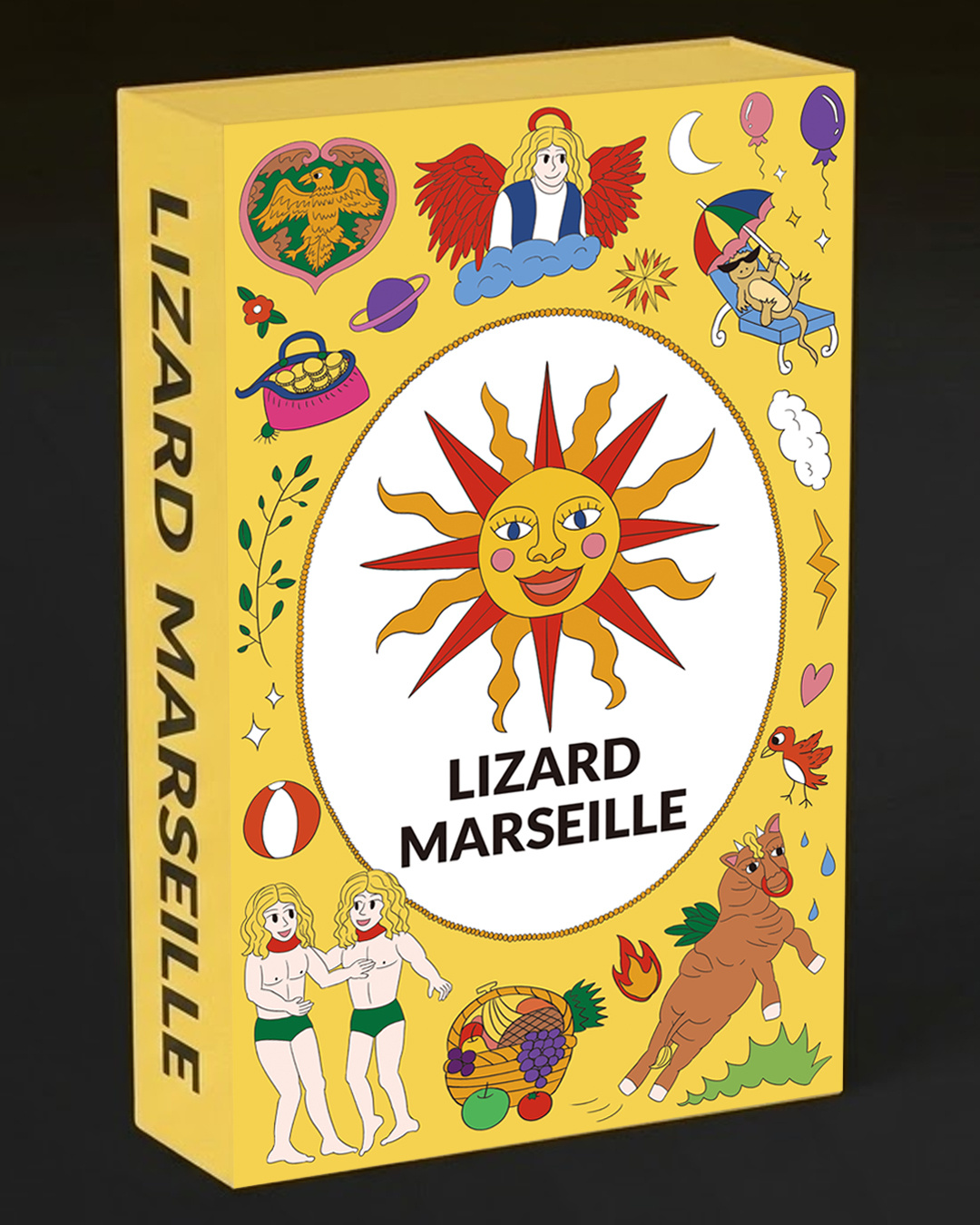 Lizard Marseille Sabari Box Design Work for Tarot Card