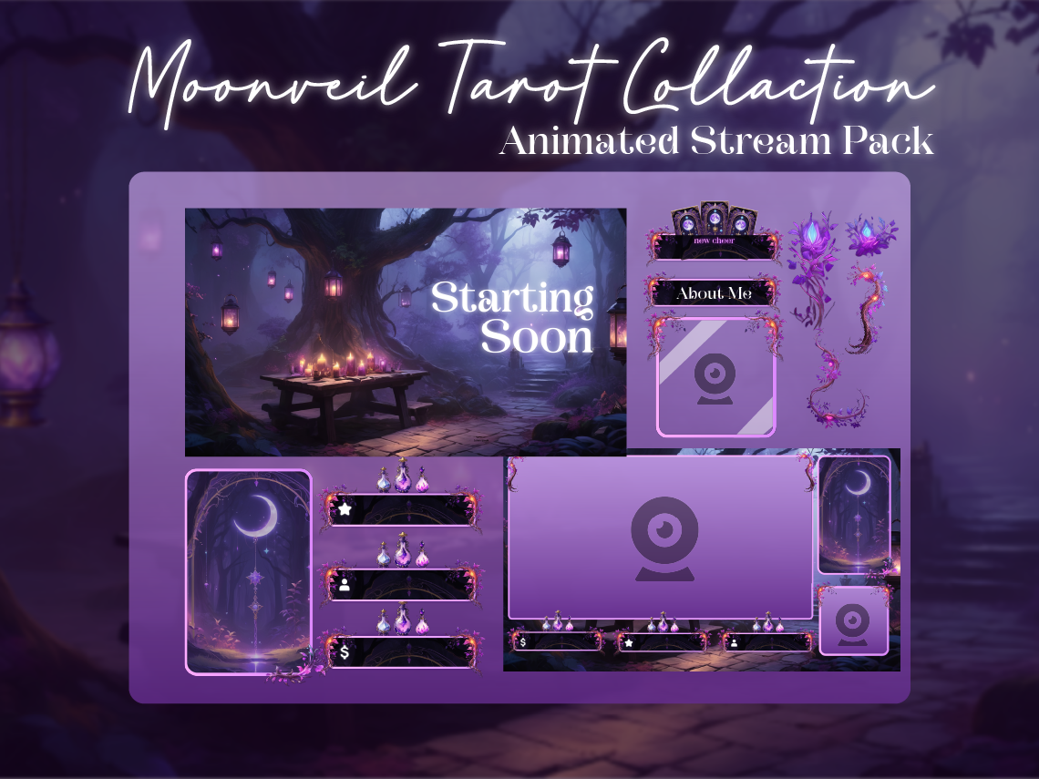 Example of Custom Animated Stream Overlay Package