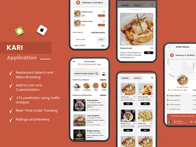 Food Ordering application. food