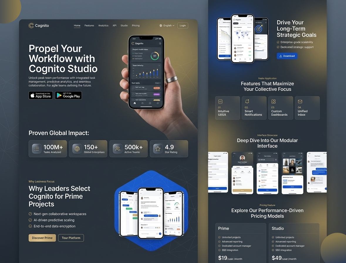 Example of Senior UI/UX Designer For Web & Apps