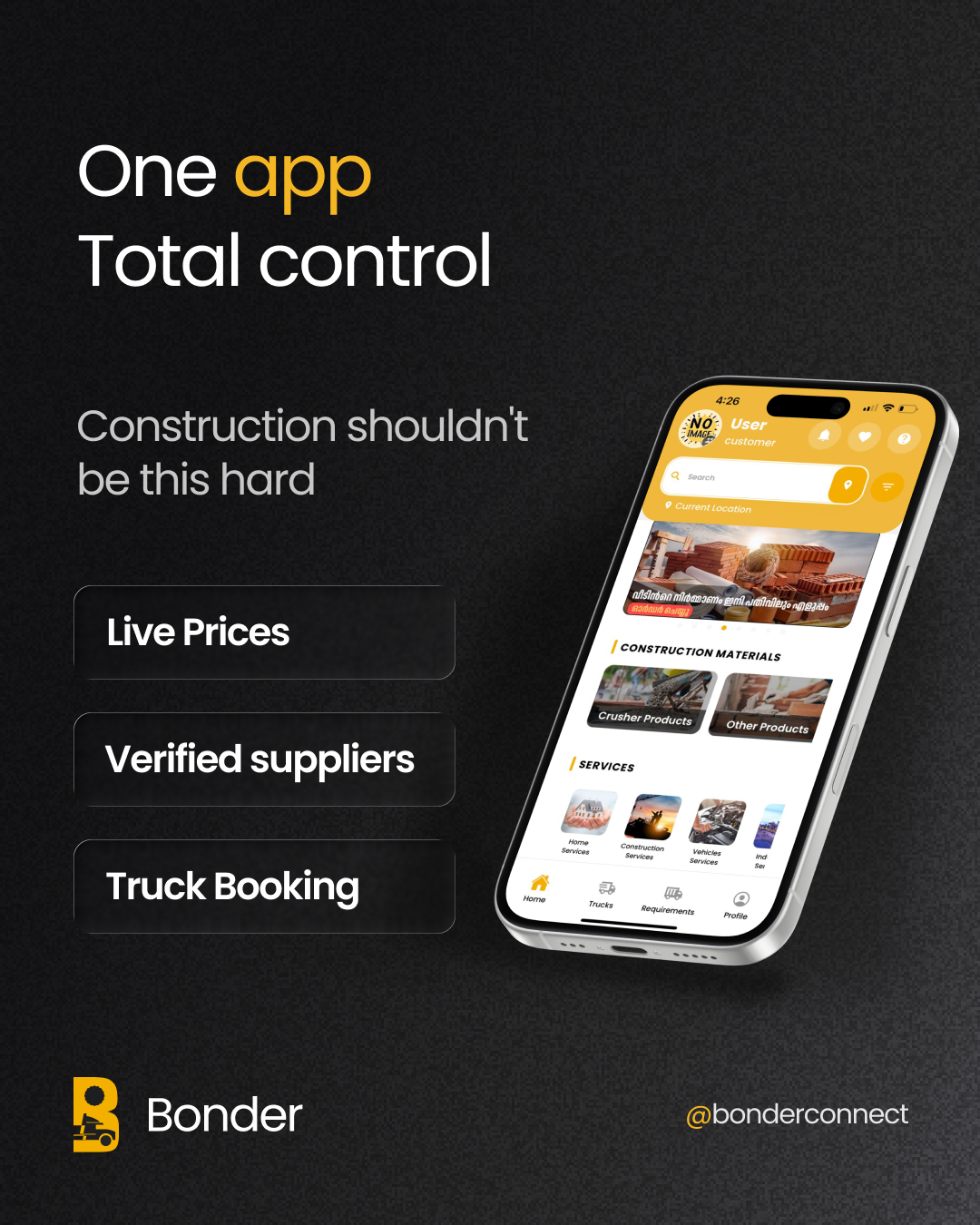 Social Media Posters for Mobile app graphic design