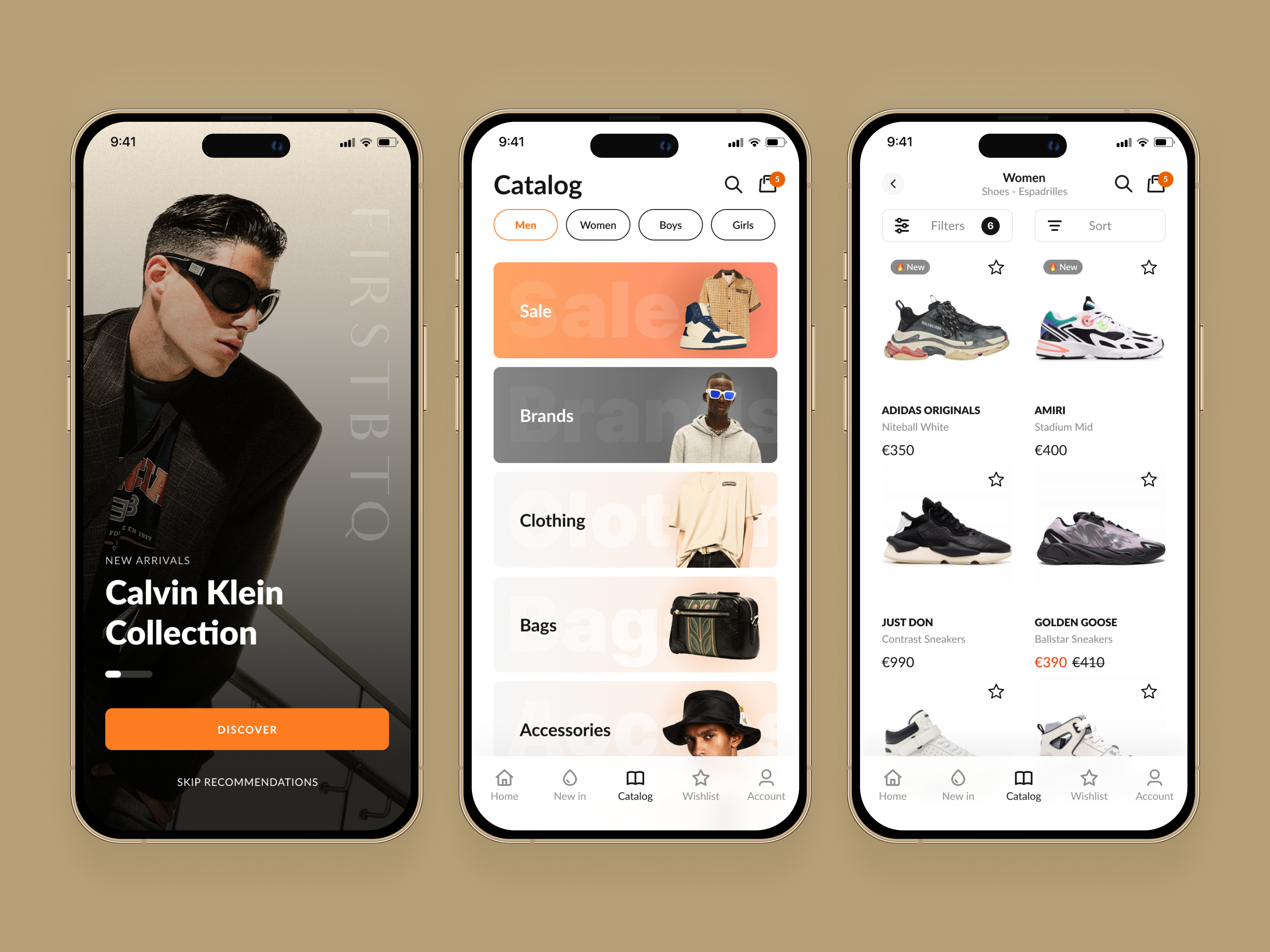 Luxury Fashion eCommerce App app clean ecommerce fashion luxury minimal mobile shopping ui ux