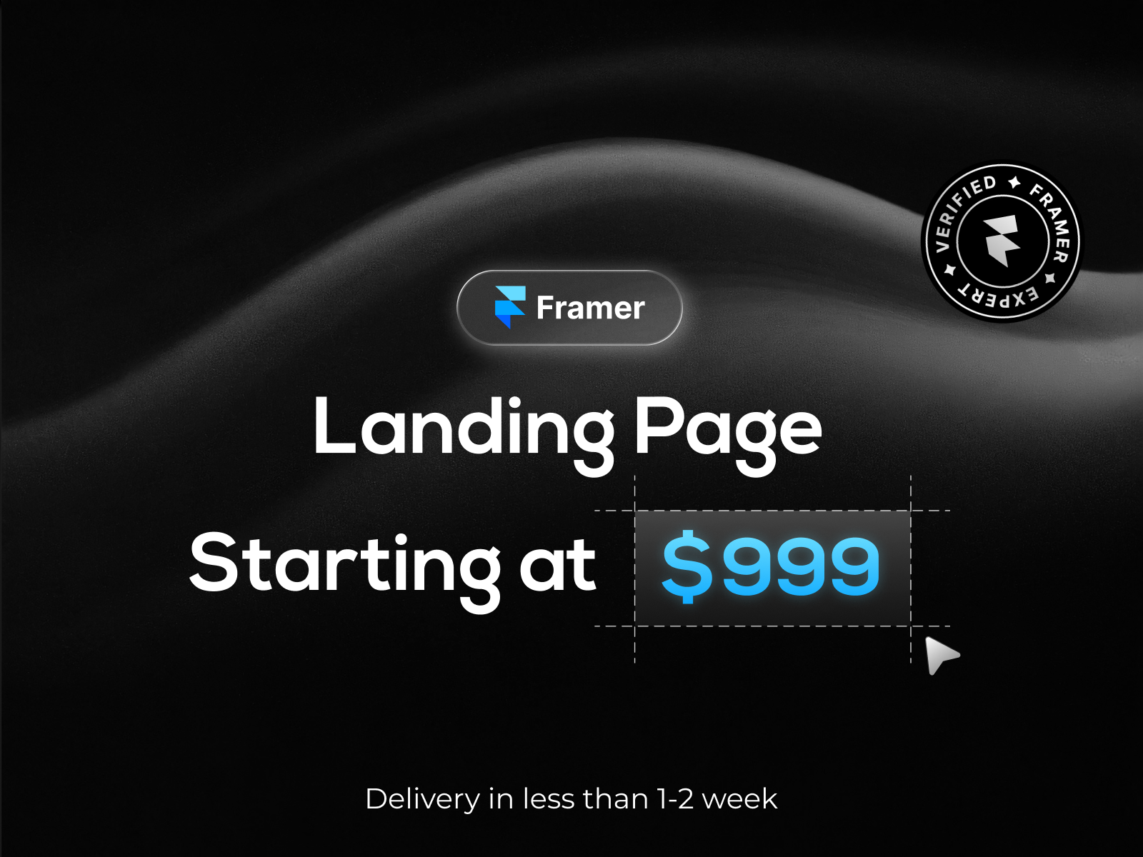 Example of Framer Landing Page Design