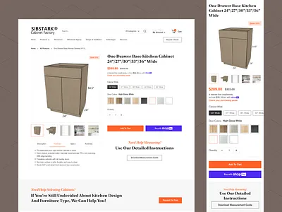 Product page | E-commerce website branding buy online clean design ecommerce navigation product card product page responsive shop online shopping ui ux web web development website