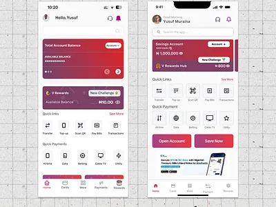 Vbank ui ux