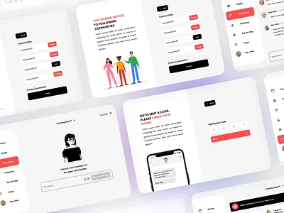 NTWRK APP app branding color colour community connect design easy to use event illustration ipad logo minimalistic networking responsive design tablet ui ux website