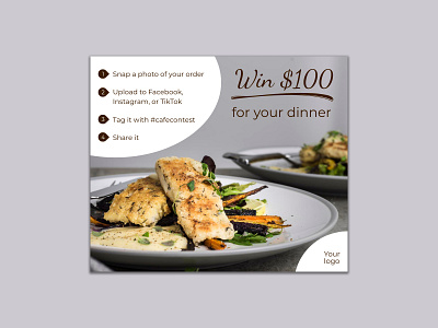 Food Advertisement Post Design ads banner brand branding design flyer food media menu post restaurant sale social ui