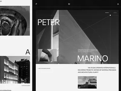 PMA - Luxury Modern Architecture Studio Portfolio About Website about page architect architect website architecture clean editorial design editorial website grid layout landing page minimalist portfolio website product design professional swiss design typography ui ui design web design website website design