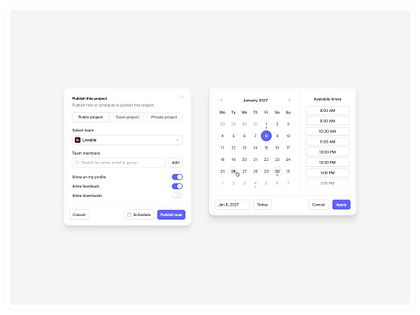 Publish this project — Untitled UI