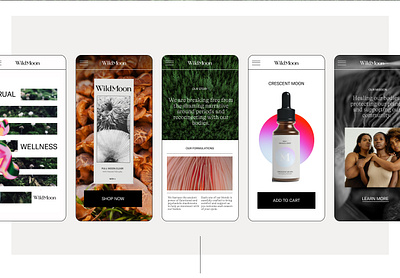 WildMoon | UI Design graphic design mobile design ui web design