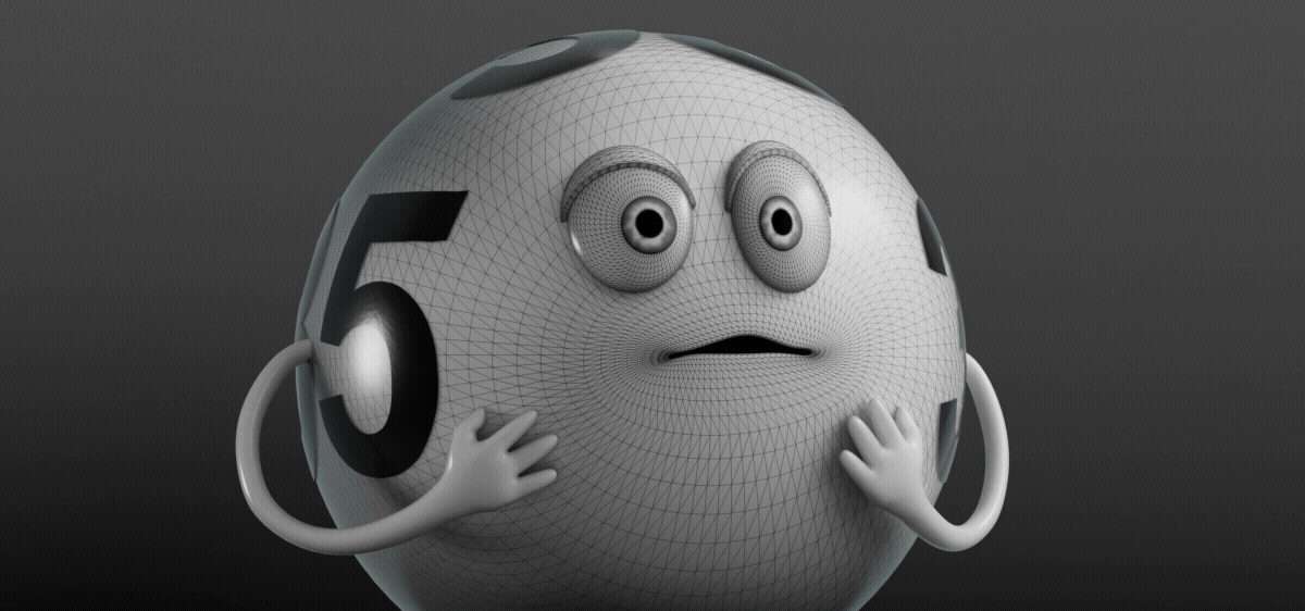 Lotto #2 3d animation character