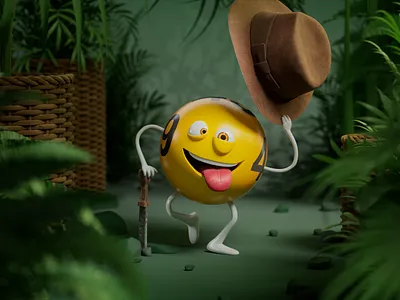 Lotto #3 3d animation character