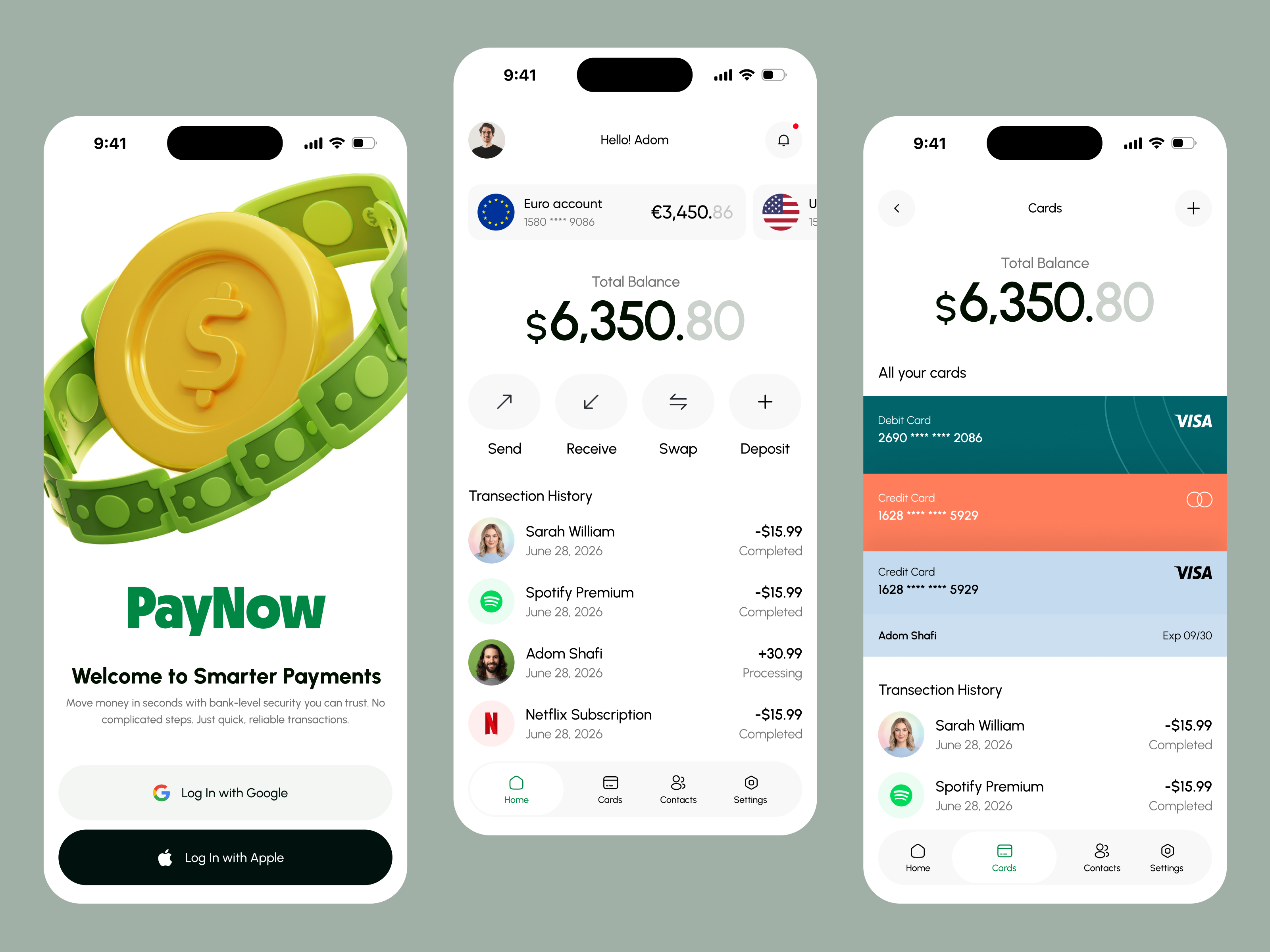 Example of Banking Mobile App