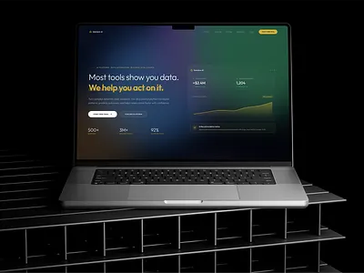 AI SaaS Platform — Landing Page ai design figma landing page saas ui ux uxui web design