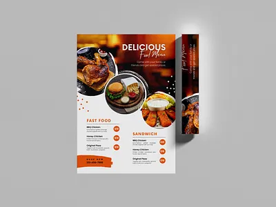 Food Menu Flyer Design For Restaurant design flyer food graphic design menu restaurant