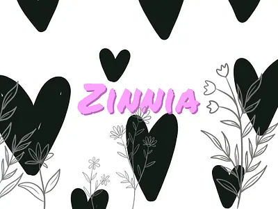 Flowers branding cute design flowers graphic design logo typography