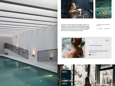 Hotel Resort & SPA Website Design design elementor hotel hotel website inspiration pool resort resort website retreat retreat website spa swimming pool template ui ux web design website wellness wellness website wordpress