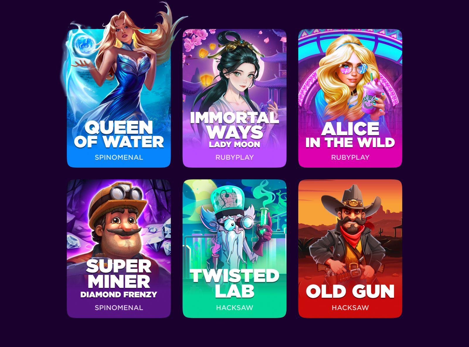 Casino Slot Thumbnails Design