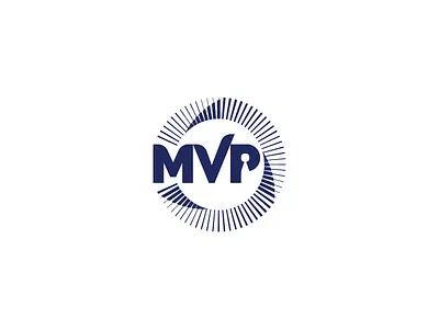 MVP Circle Logo branding checkmark circular motion effect dynamic effect geometric graphic design growth logo scaling