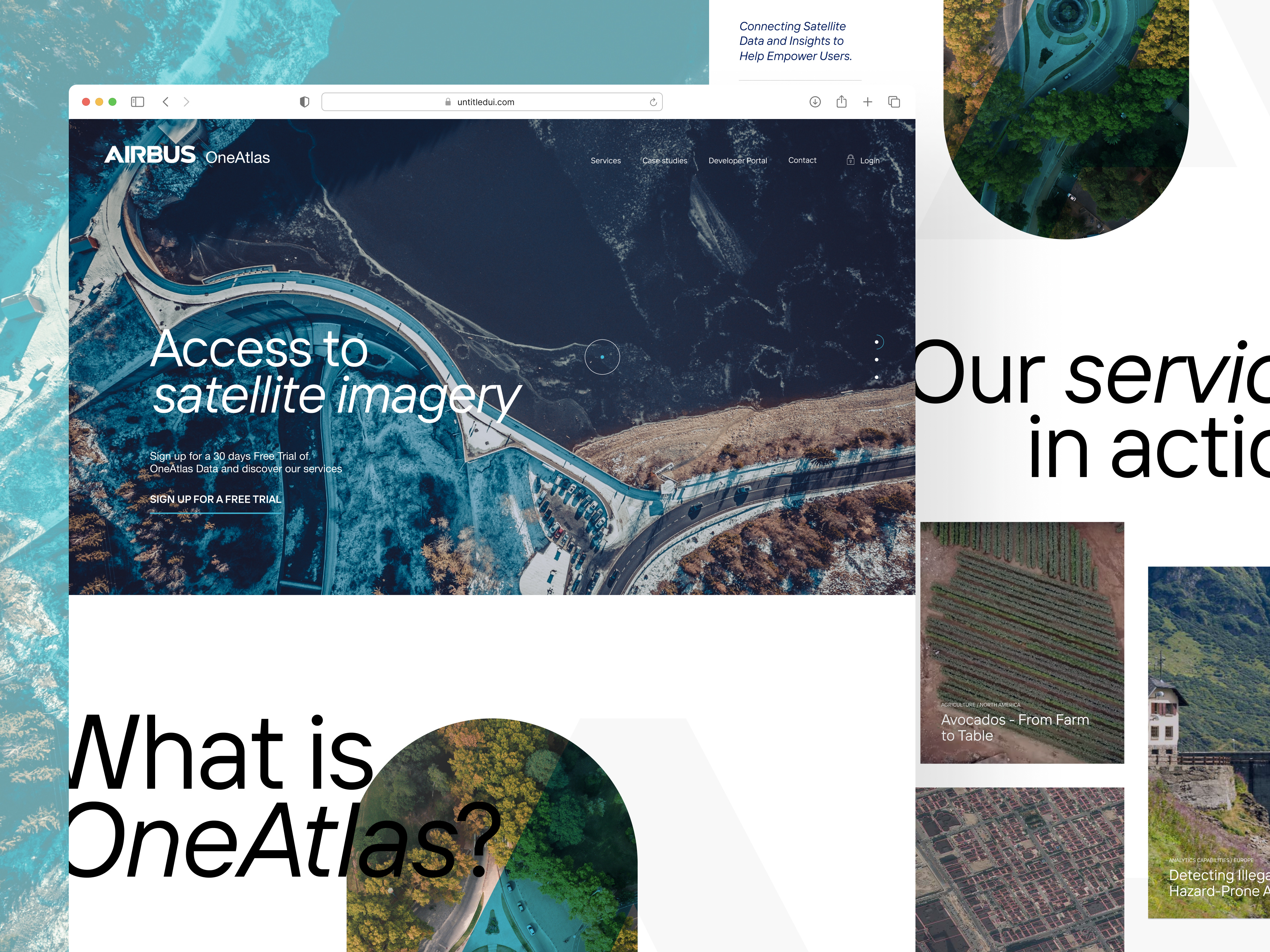 Immersive Satellite Imagery Showcase