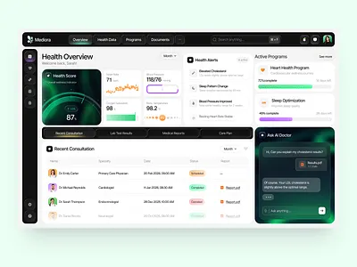 UI-UX for Healthcare design interface product service startup ui ux web website