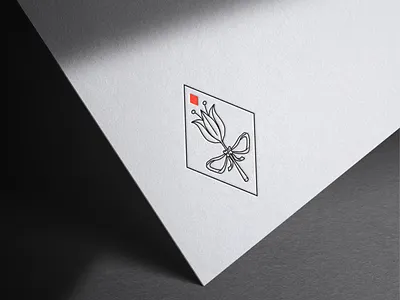 Nicole Couronne Logo Mockup bow brand design brand identity branding branding design clean feminine flower geometric hand drawn identity design logo logo design minimal mockup paper texture tulip vintage visual identity