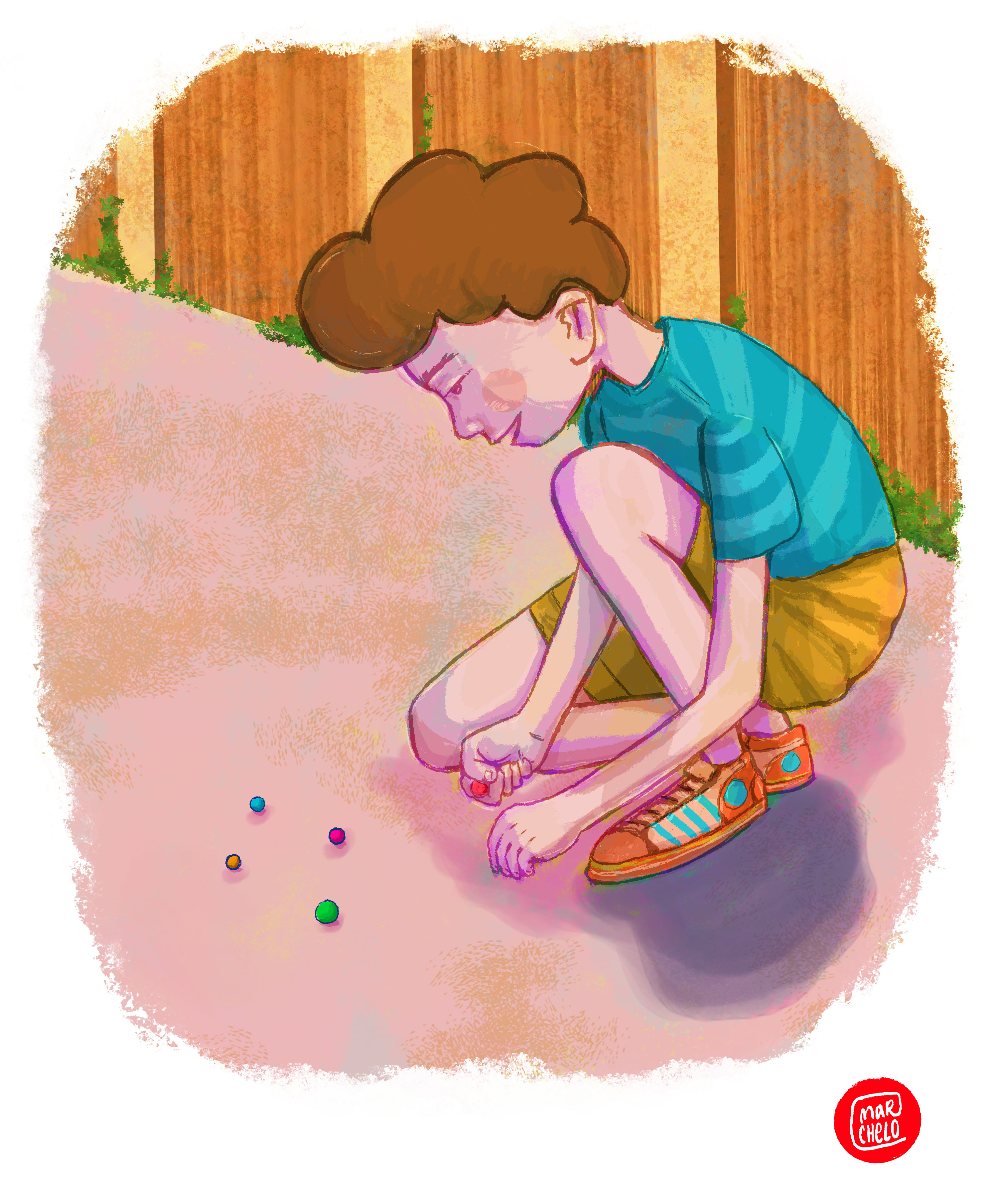 Marbles illustration