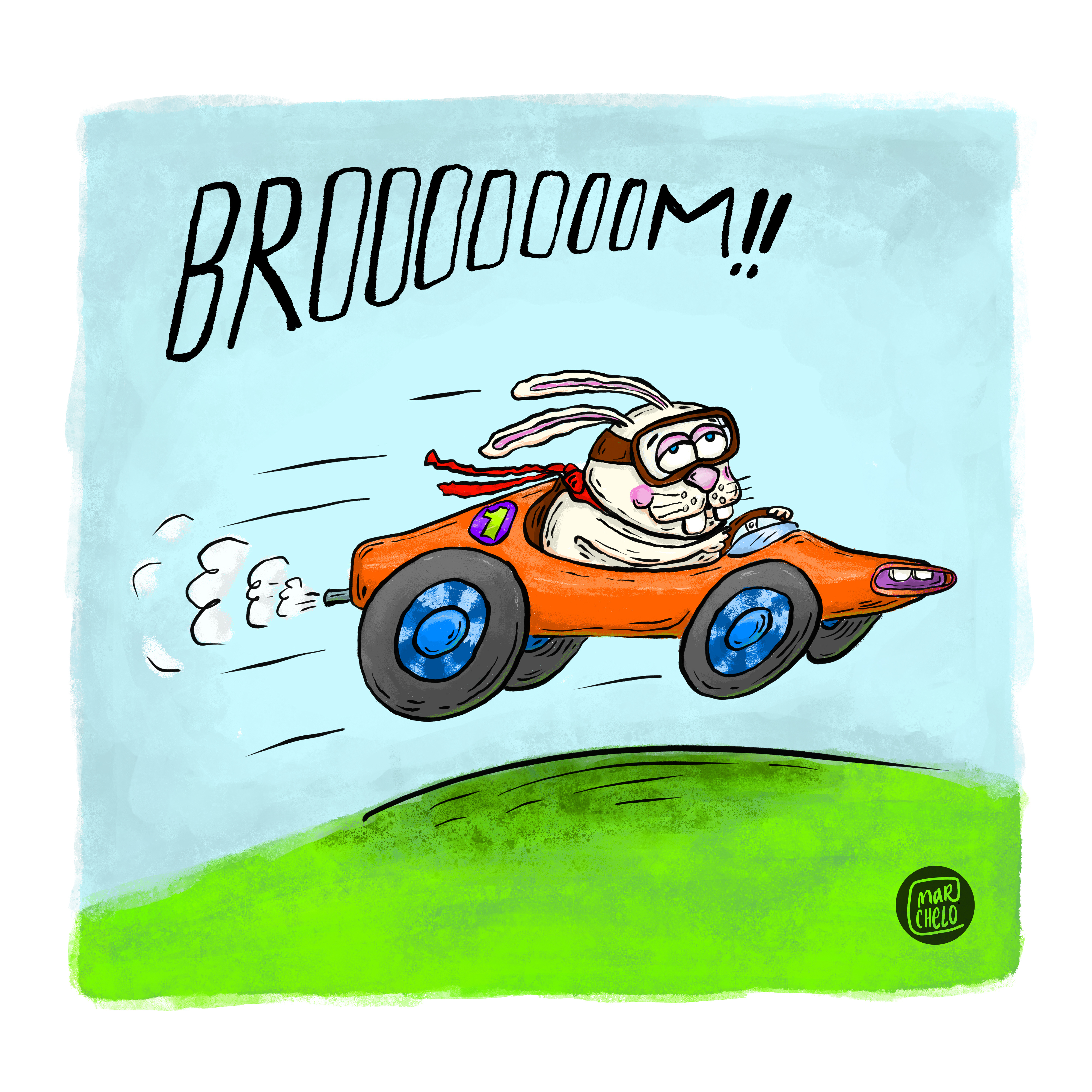 Speed-bunny ! illustration