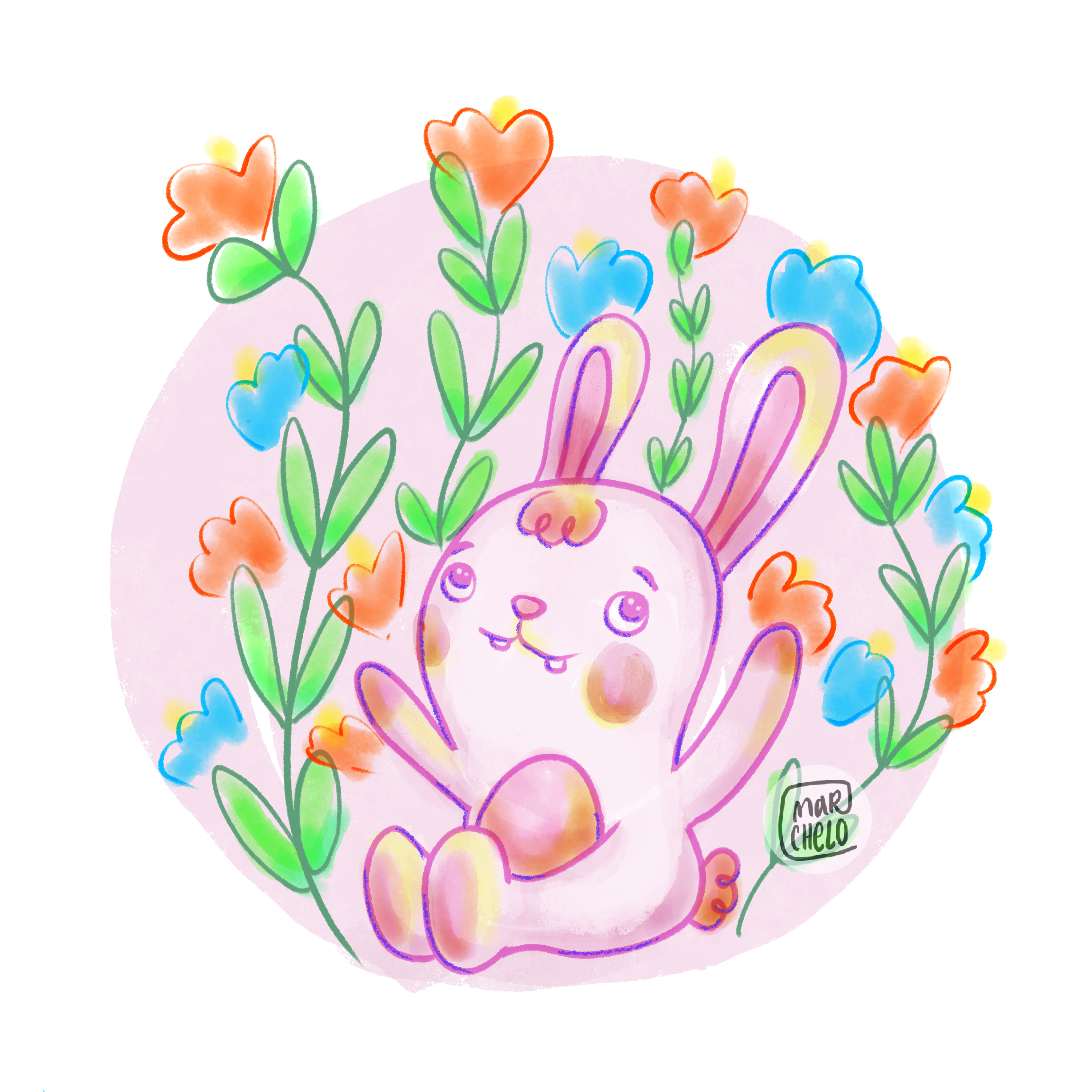 Ptit - lapin illustration
