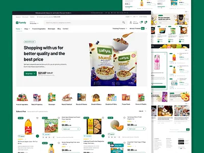 Farmly - Website Design design ecommerce ui ux web design
