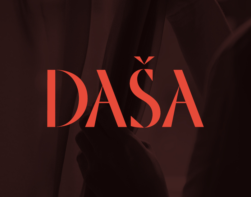 Daša zavese logo concept adobe branding design graphic design logo logo design visual identity