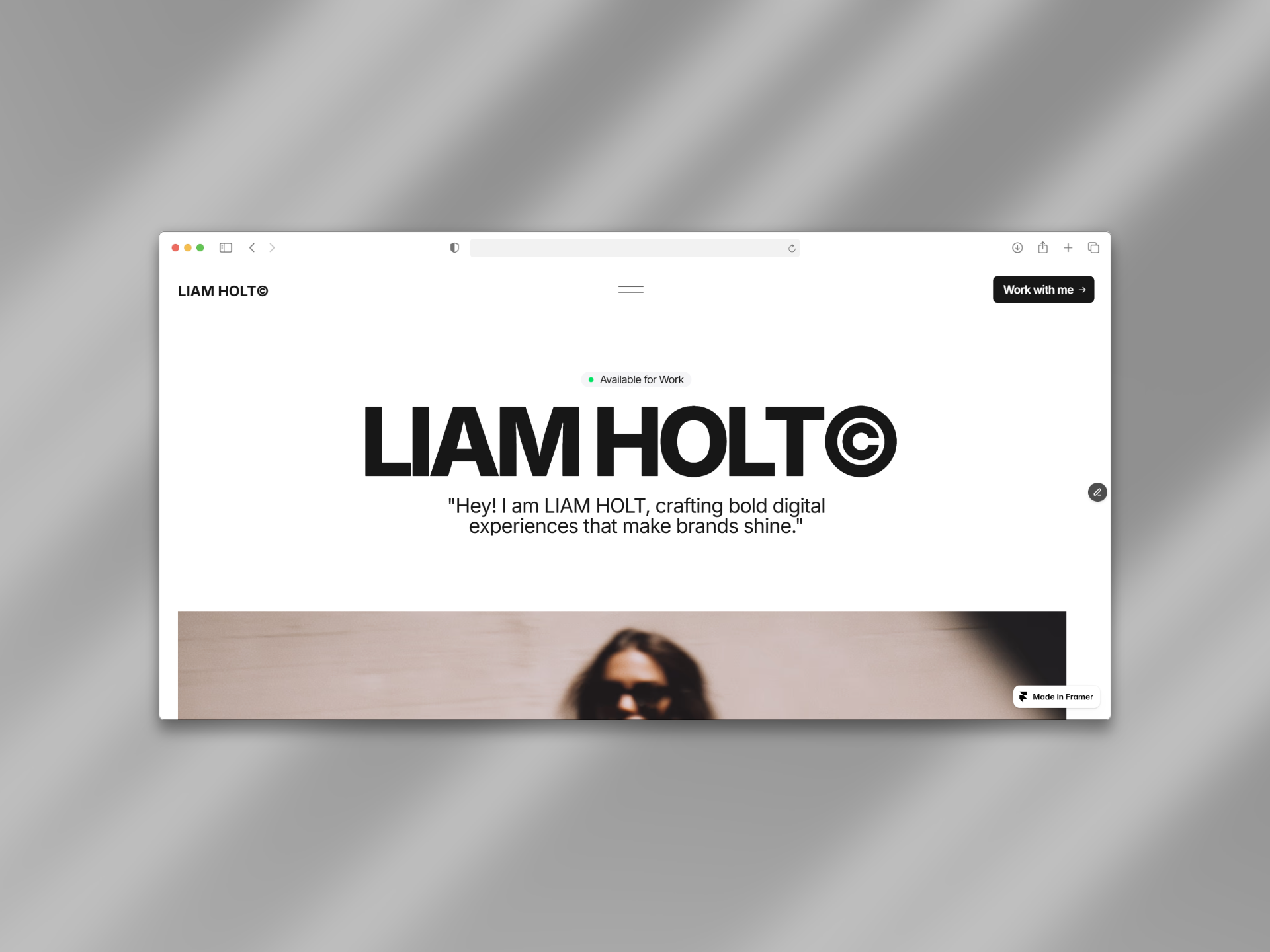 Example of High Converting Framer Website