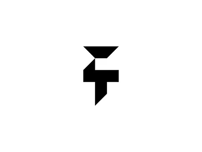 Forge — Geometric F Monogram Logo abstact brandmark f f letter logo f logo f monogram geometric logo logo design logo for sale modern tech