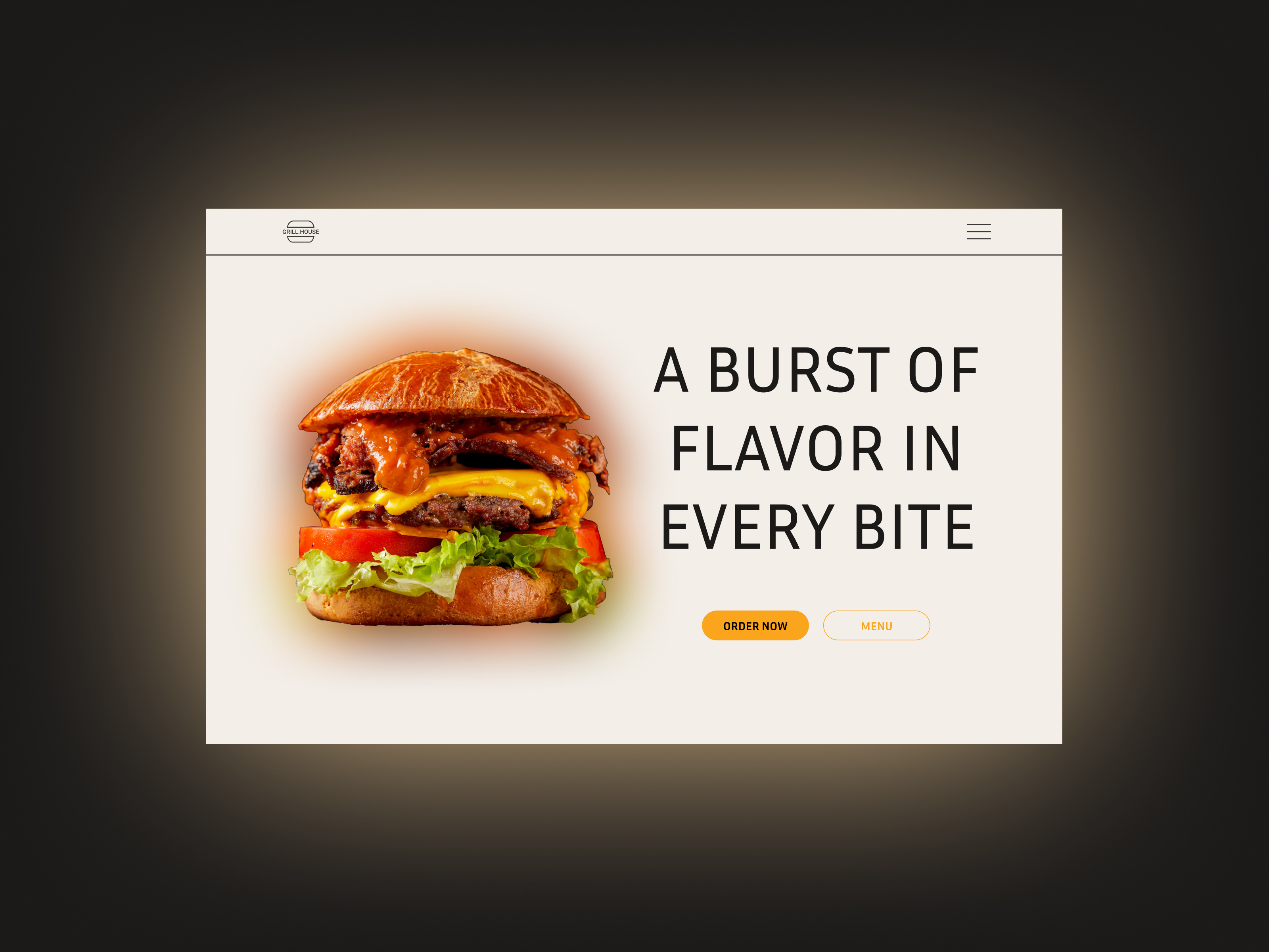 Design concept for a fast food restaurant