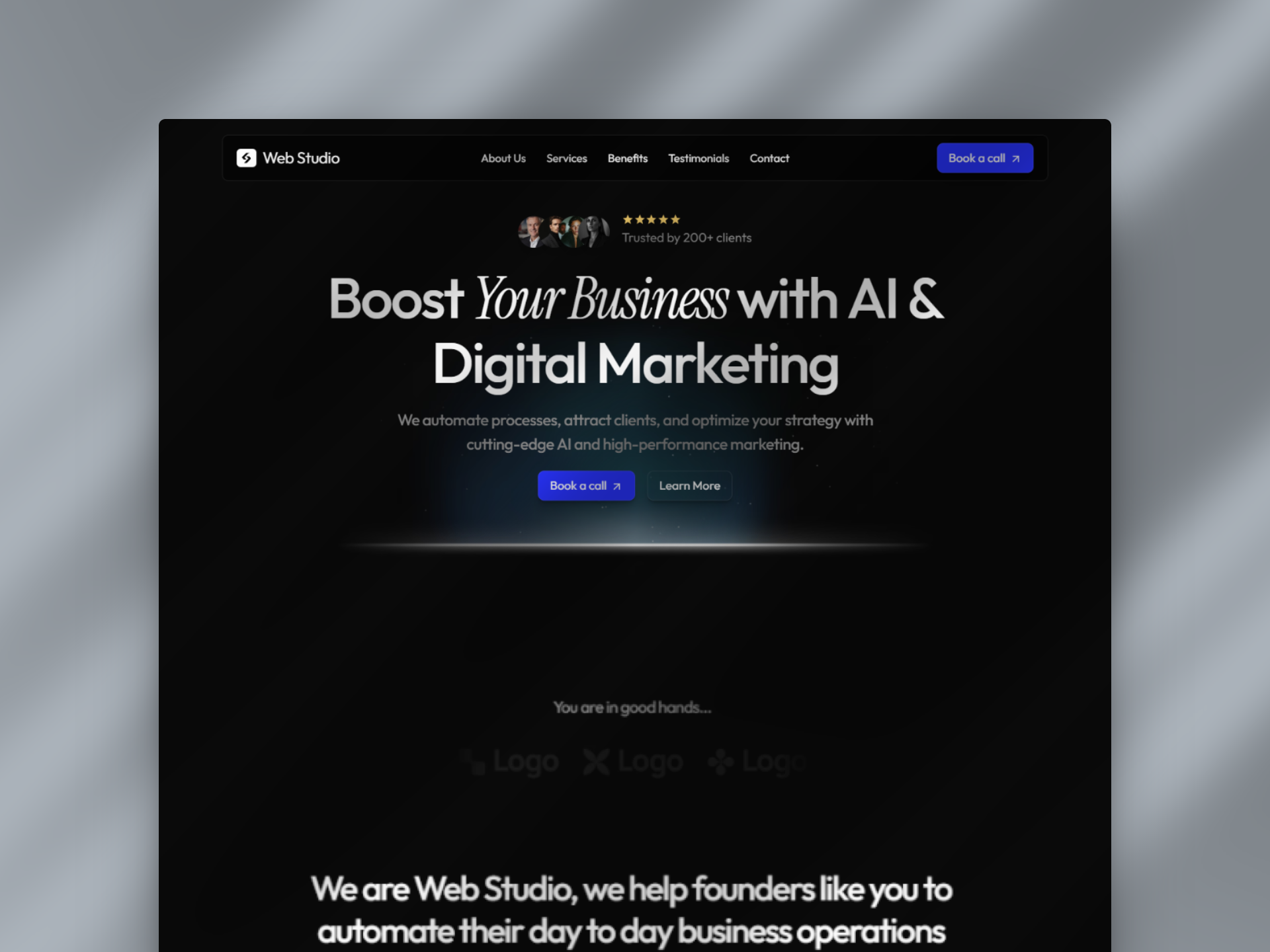 Example of High Converting Framer Website