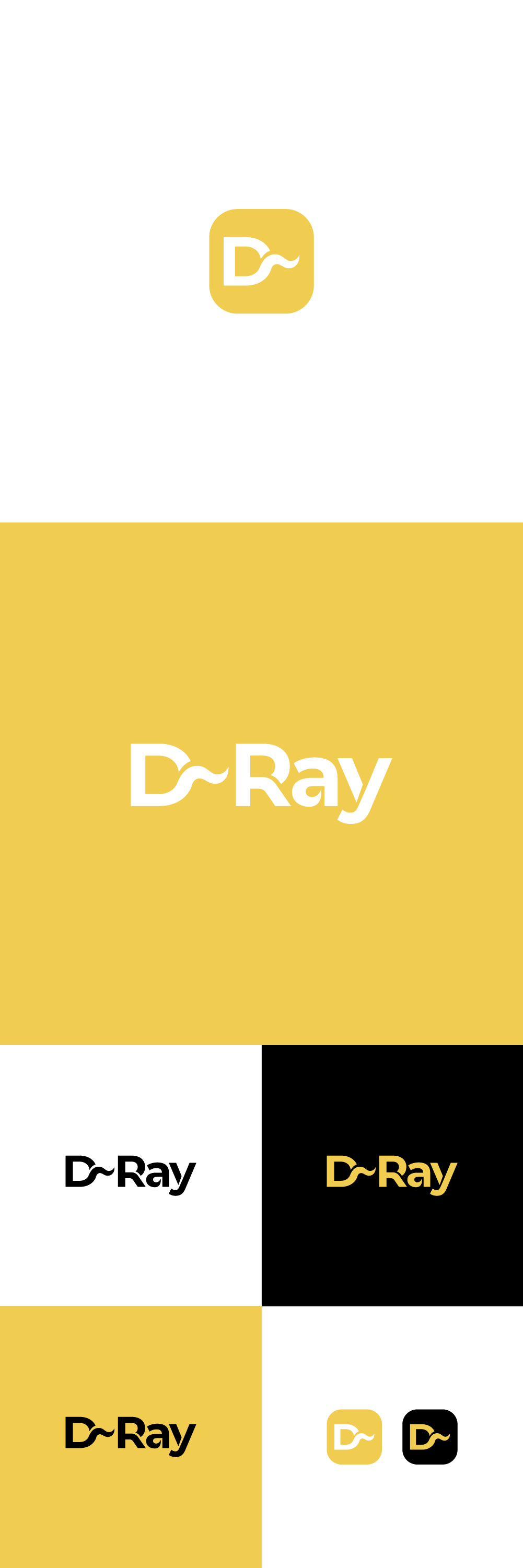 D~Ray — Modern Brand Identity brandidentity logodesign minimallogo modernbranding visualidentity