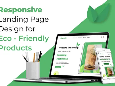 Greenify ecofriendly ecommerc greenify landing page responsive ui