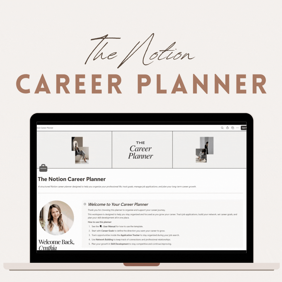 The Notion Career Planner